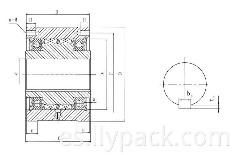 one way bearing LLY pack